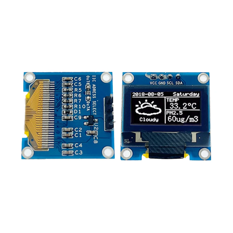 0.96 inch OLED White Display Module 128X64 OLED LCD LED I2C IIC Display Module