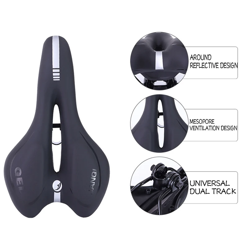 Masheka high quality gel saddle mountain bike cushion MTB accessories bicycle saddle
