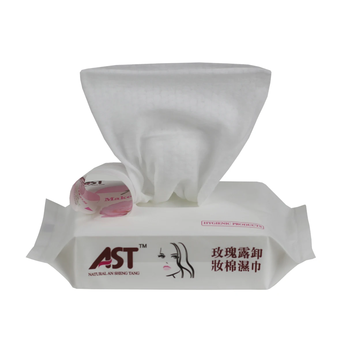
Cotton Linseed Oil Alcohol Free Lemon Scent Private Label Custom Logo Makeup Remover Wipes 