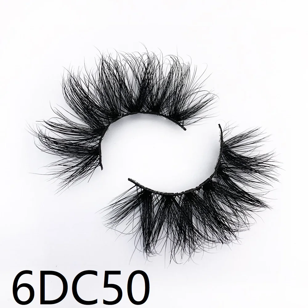 
18mm 20mm 22mm 6D Real Mink Eyelash 6DC-Series Lashes Wholesale Bulk Custom Packaging Box Private Logo 