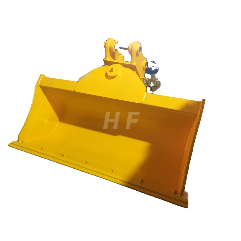 Durable hydraulic cleaning tilt bucket tilting mud bucket for excavator accessory