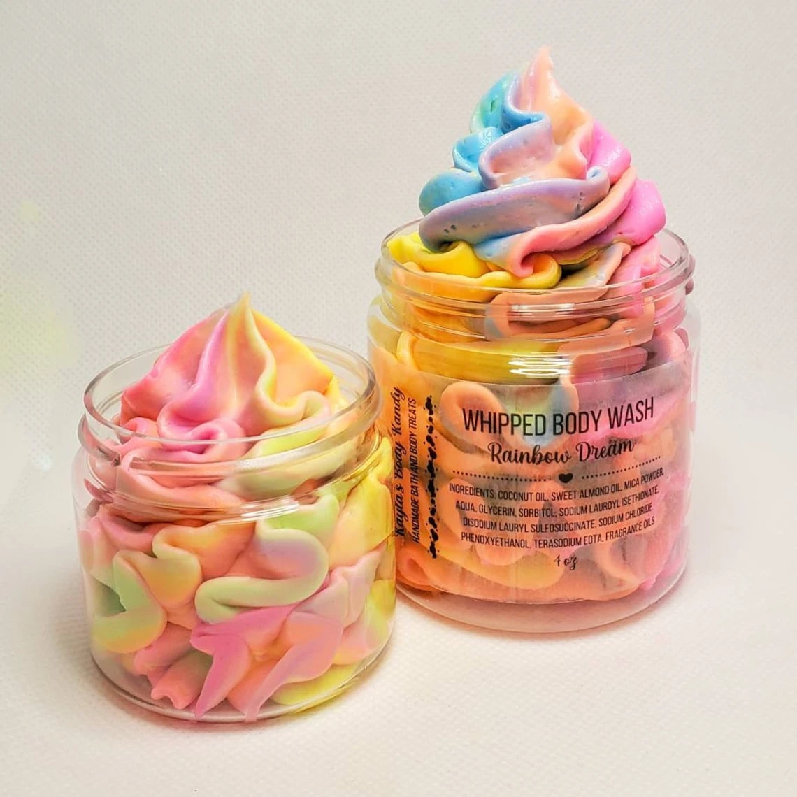 Rainbow Dream Whipped Body Wash/Whipped Body Soap/Whipped Soap