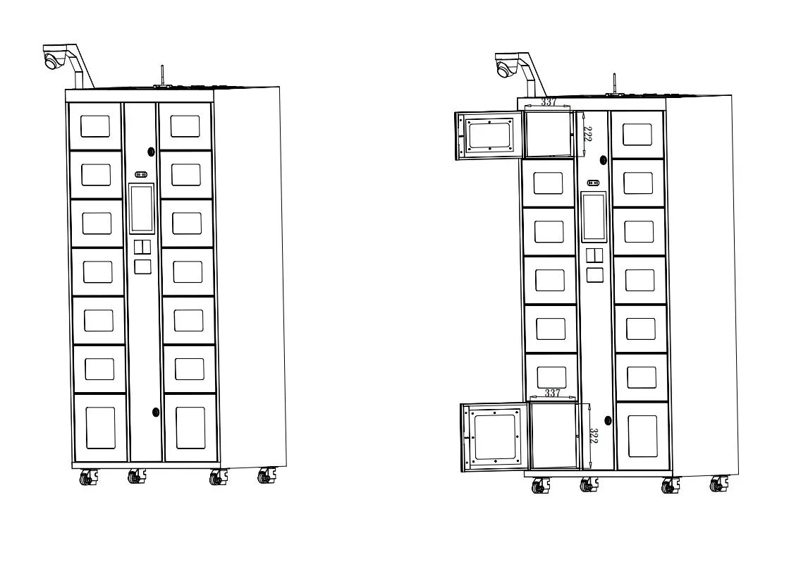 RFID Embedded Smart Tools Cabinet Automatic Tracking Checking Self-service Management Intelligent RFID Tool Locker