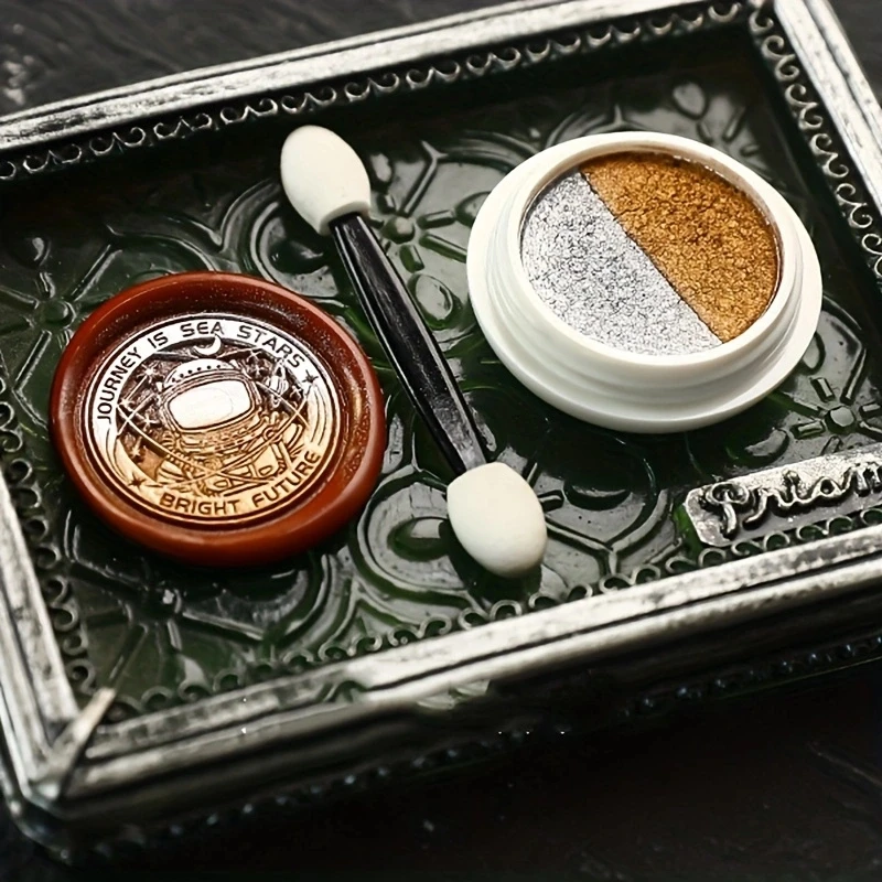 1pc fire paint seal gold powder fire paint paste, glitter pearl powder fire paint coloring, aurora pink handbag decoration