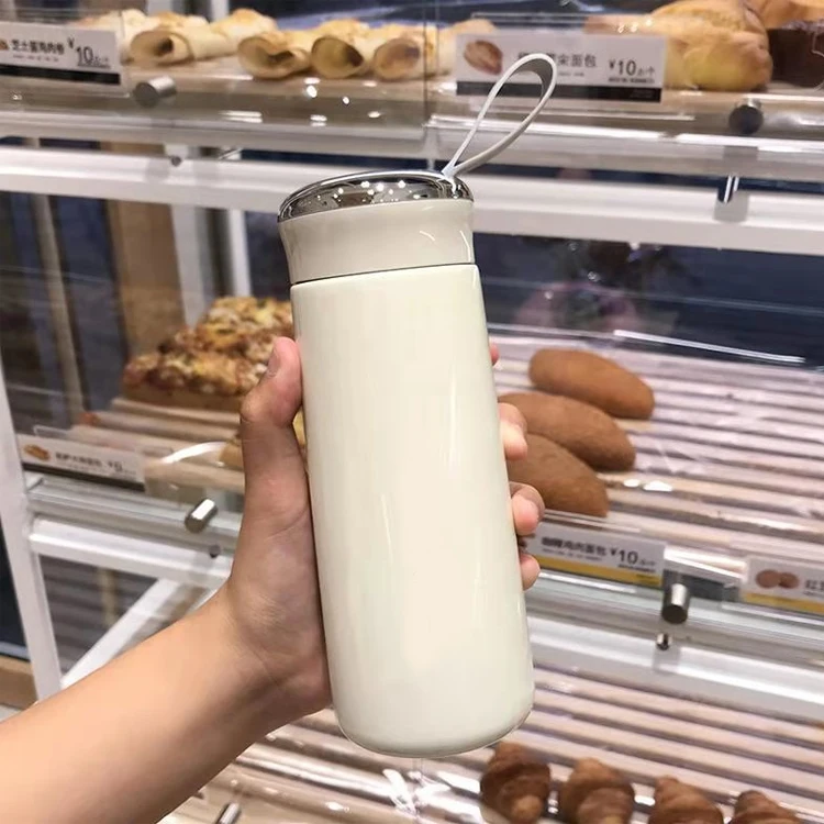 Manufacturer Cheaper Hiking Outdoor Sport Hot and Cold Water Children School Cute Gift Glass Water Bottle