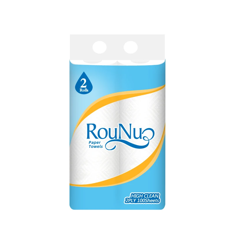  RouNuo Baoding новый продукт рельефная впитывающая кухонная бумага из древесной целлюлозы для