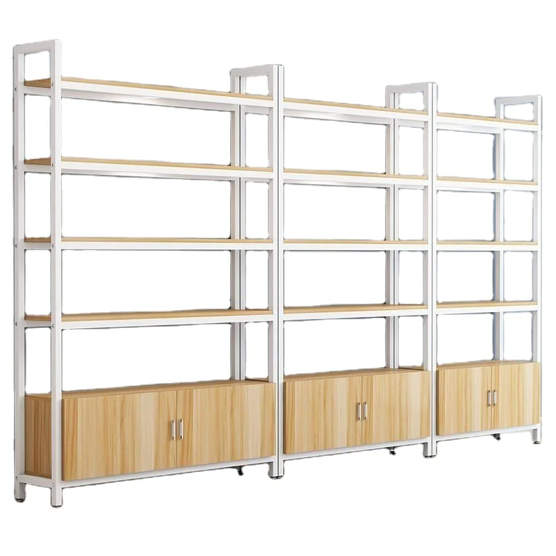 Hot Selling Wooden Beauty Store Display Conveni Store Supermarket Wall Shelves Shelf