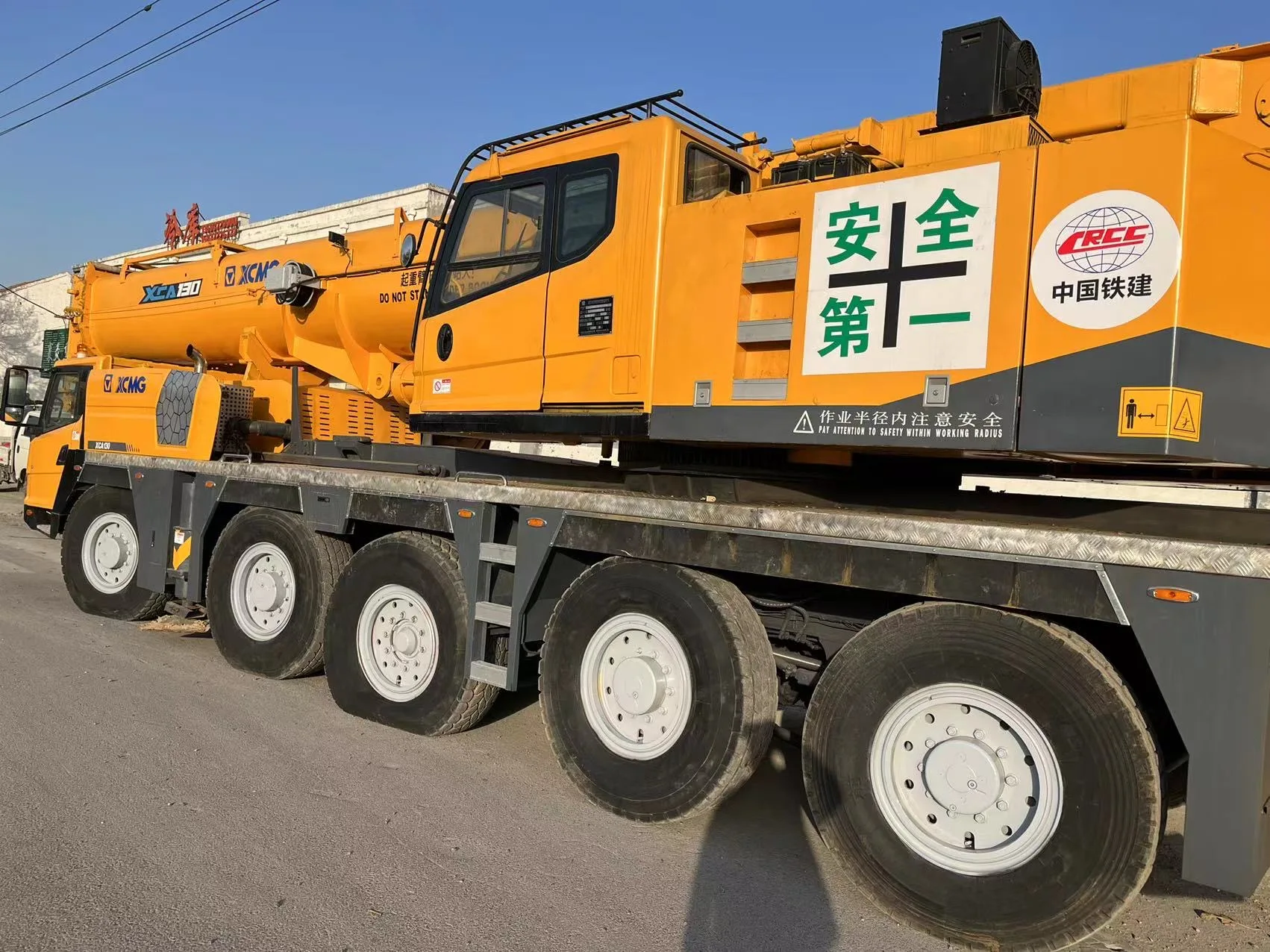 XCM G 130 тонн QY130K гидравлический строительный мобильный грузовик с краном