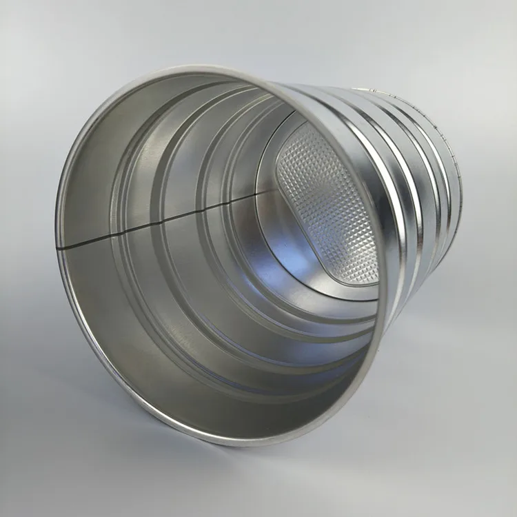 OEM Food grade  silver color tinplate big milk powder can with printing