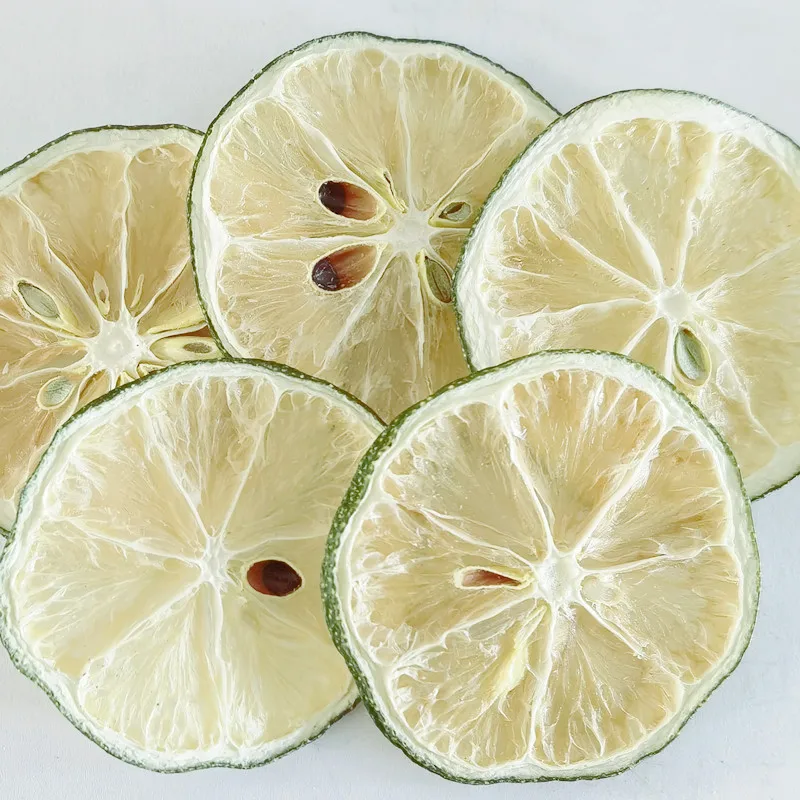 Dried Green lemon Slice Fresh Perfume Lemon Slice Seedless Green lemon Passion Fruit Tea