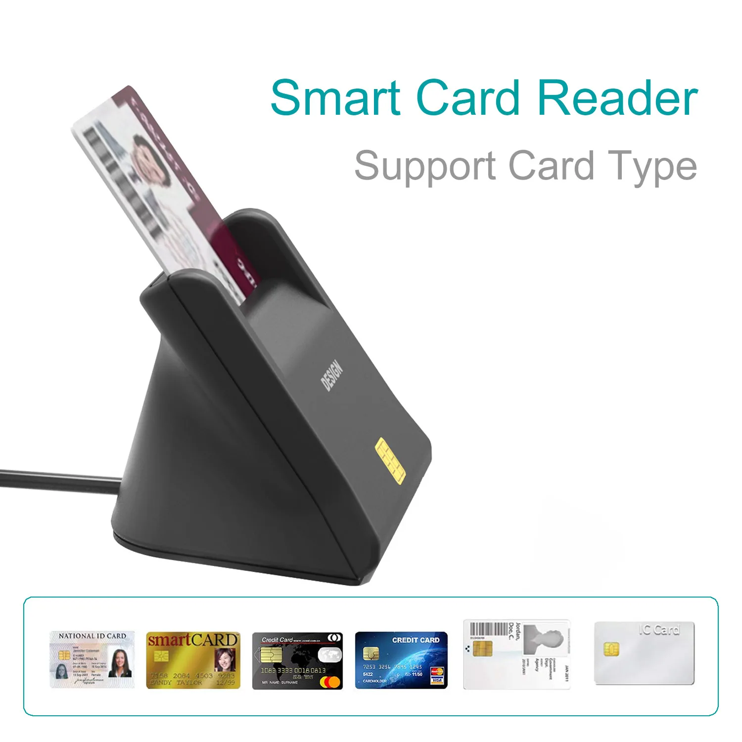  Производитель дебетовый платеж SIM ID IC чип Usb Смарт-кардридер записывающее