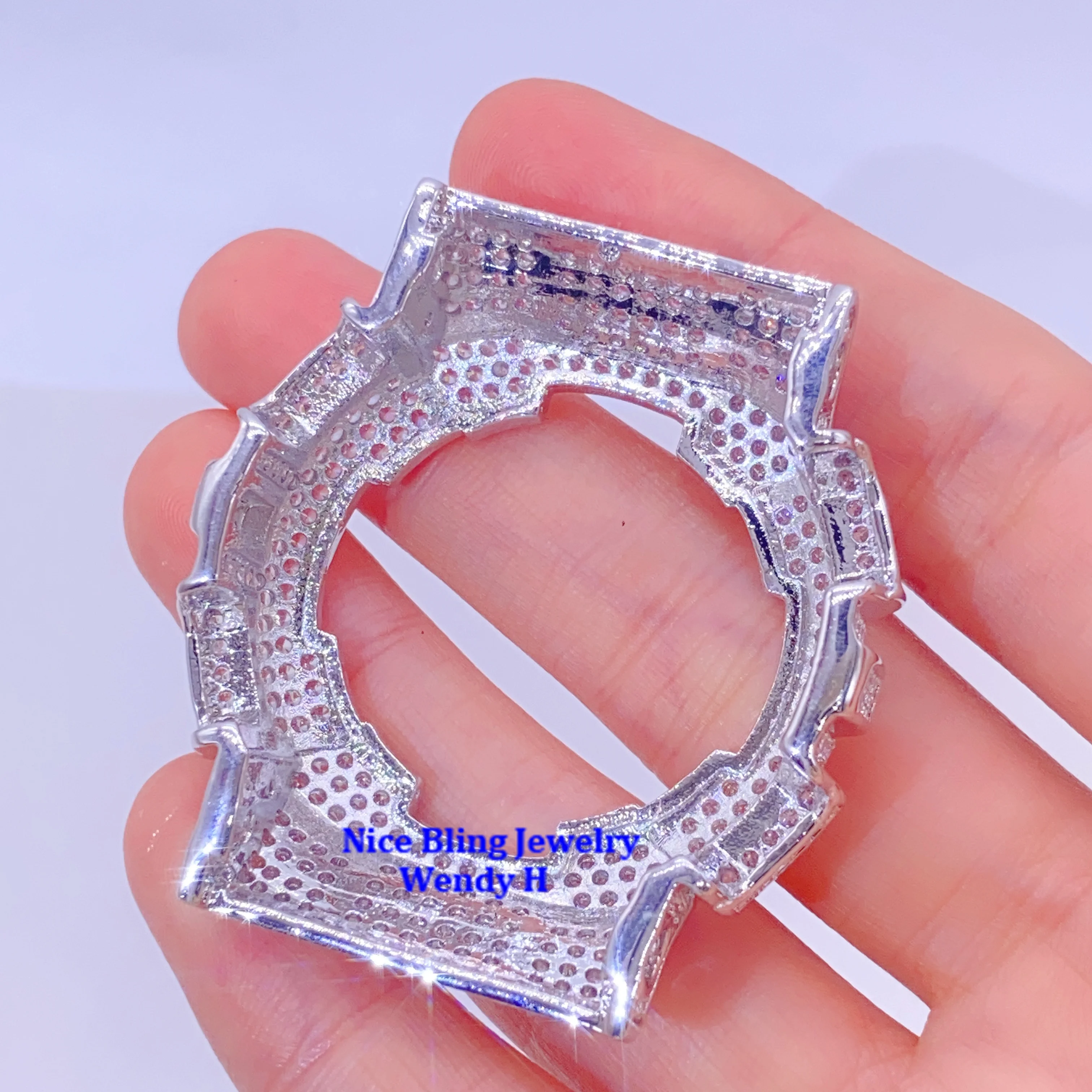 G Iced Out Shock GA100 GA110 Custom Made VVS GRA Moissanite Watch Bezel