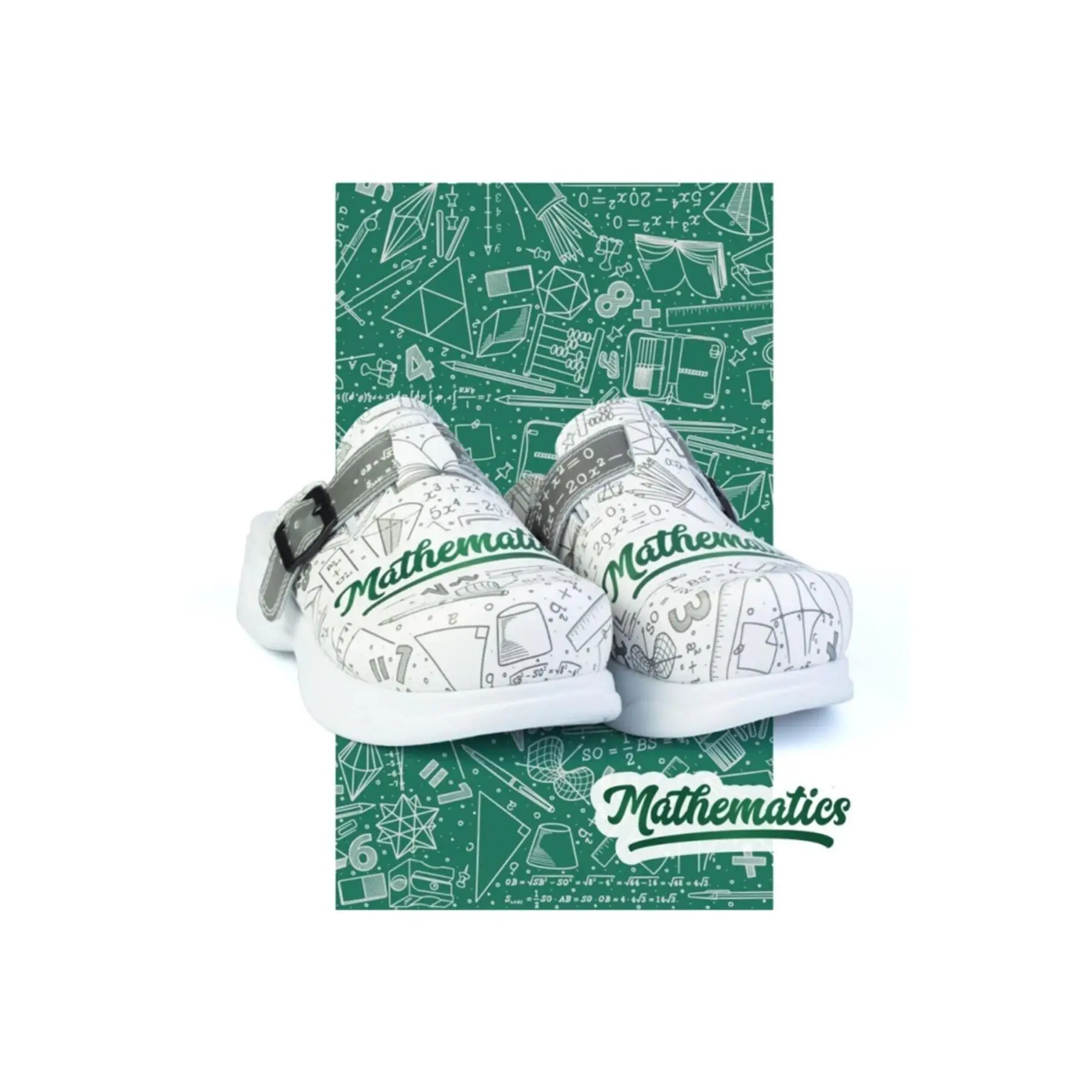 Manner Mathematics Themed Sabo Slippers