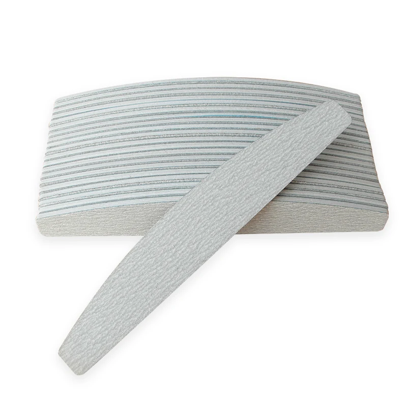 Professional half moon double sided Emery Board nail buffer file manufacturer
