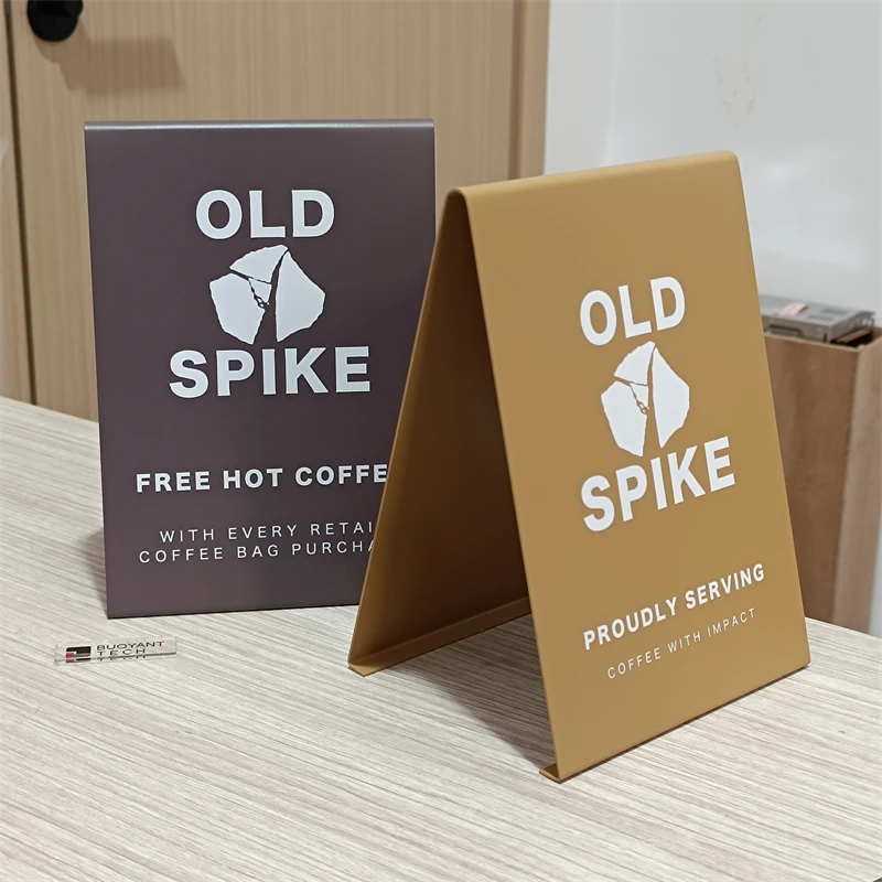 Double-Sided Folding A-Frame Advertising Board Double-Sided Outdoor ndoor Plastic Portable Sidewalk Sign Pavement Sign