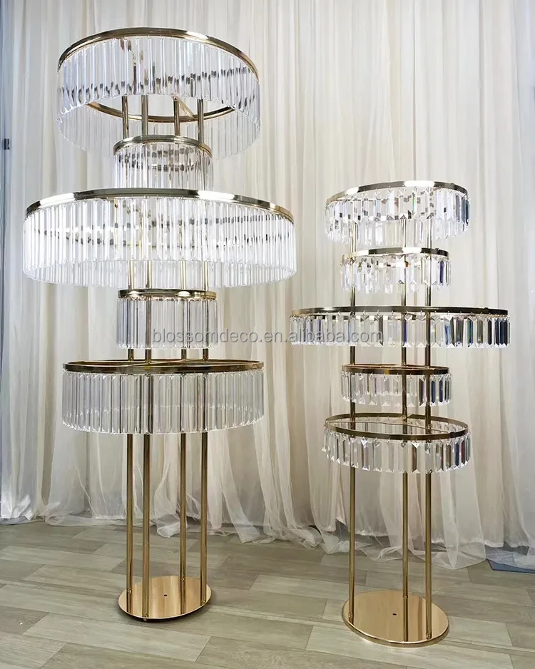 Wedding Centerpieces Table Decorations Flower Stand Tall Gold Vase for wedding centerpieces