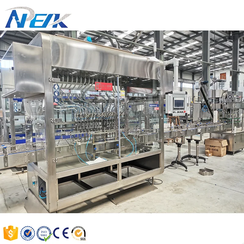 Factory price vinegar single head automatic filling machine 12 nozzles with bottle rack