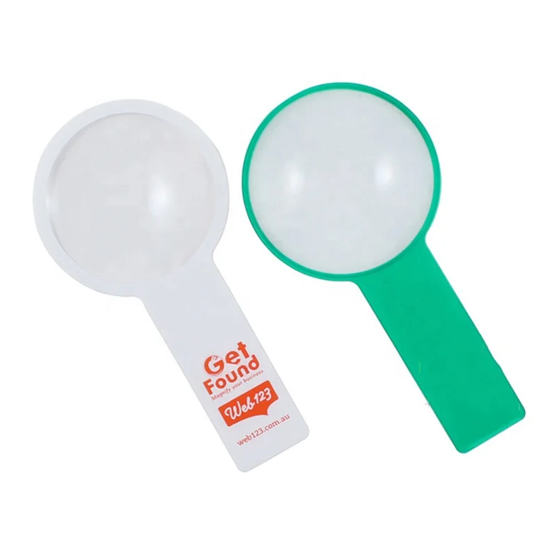 Customized Artwork Design Credit Card Size PVC Card Magnifier Business Card Promotional Gift Magnifying