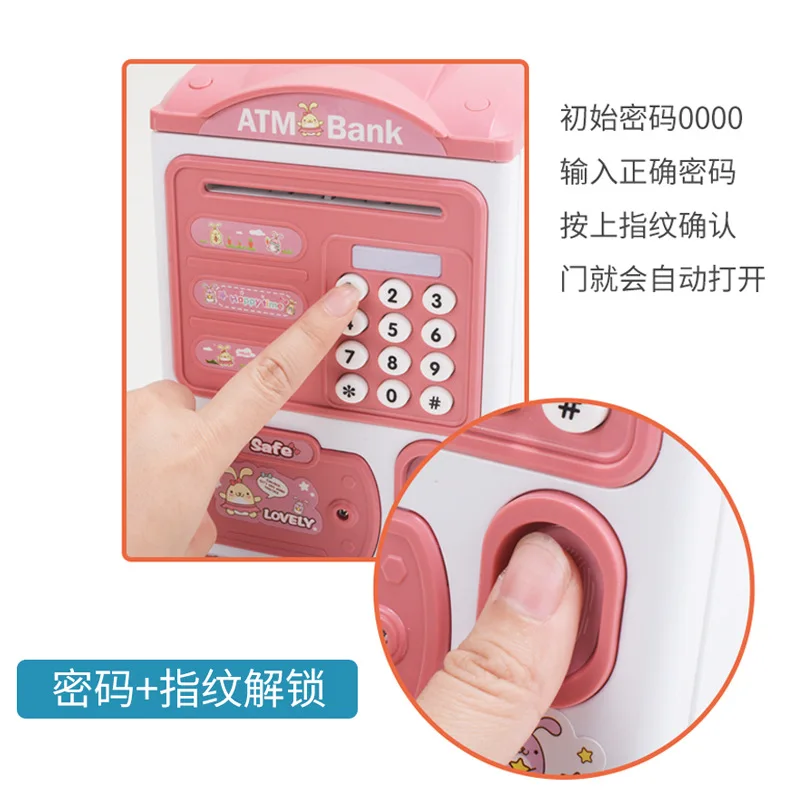 Best Selling Factory Supplier New Brand Piggy Bank Atm Bank Coin Bank Children Saving Money Box Toys