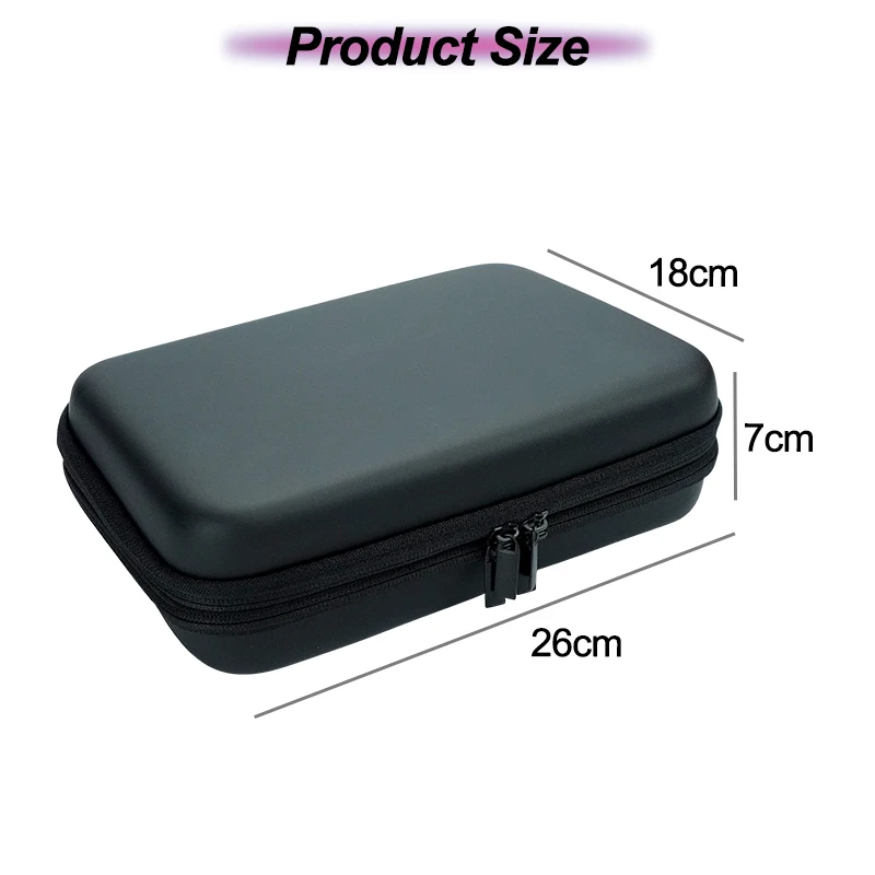 Factory Manufacturer Travel Customized hard drive shockproof big plastic EVA zipper portable hard EVA custom carrying case