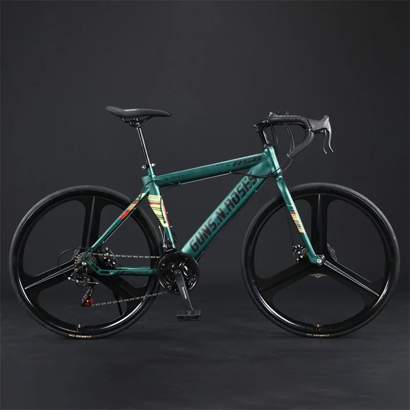 22-Inch Dual Suspension Full MTB Racing Road Bike Student Cycling Bicycle with Steel Fork and Horns Bell Low Price