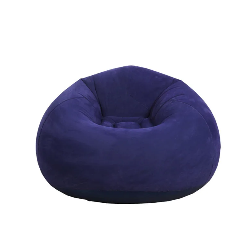 Outdoor Beach Bed  Inflatable Lounger Air Sofa Lazy Bed Pvc Single Sofa Foldable Bean Bag Sofa