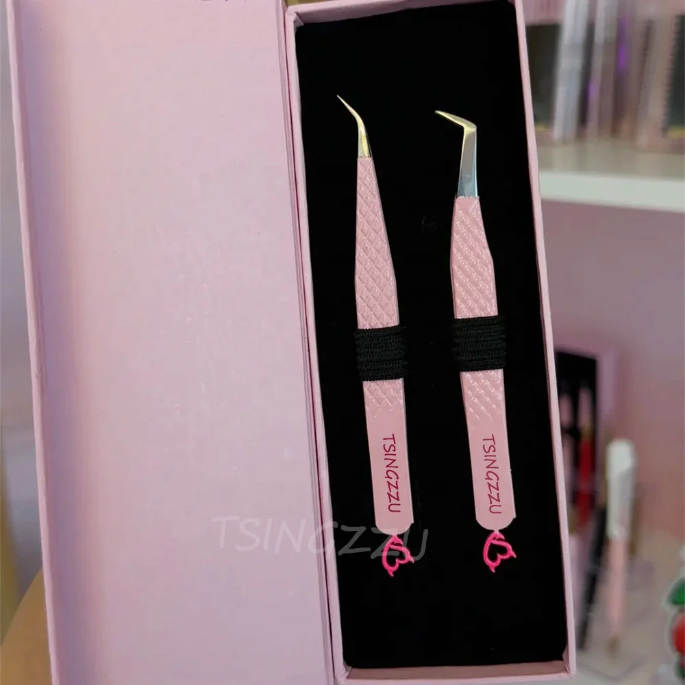 1 шт. Профессиональный пинцет для наращивания ресниц