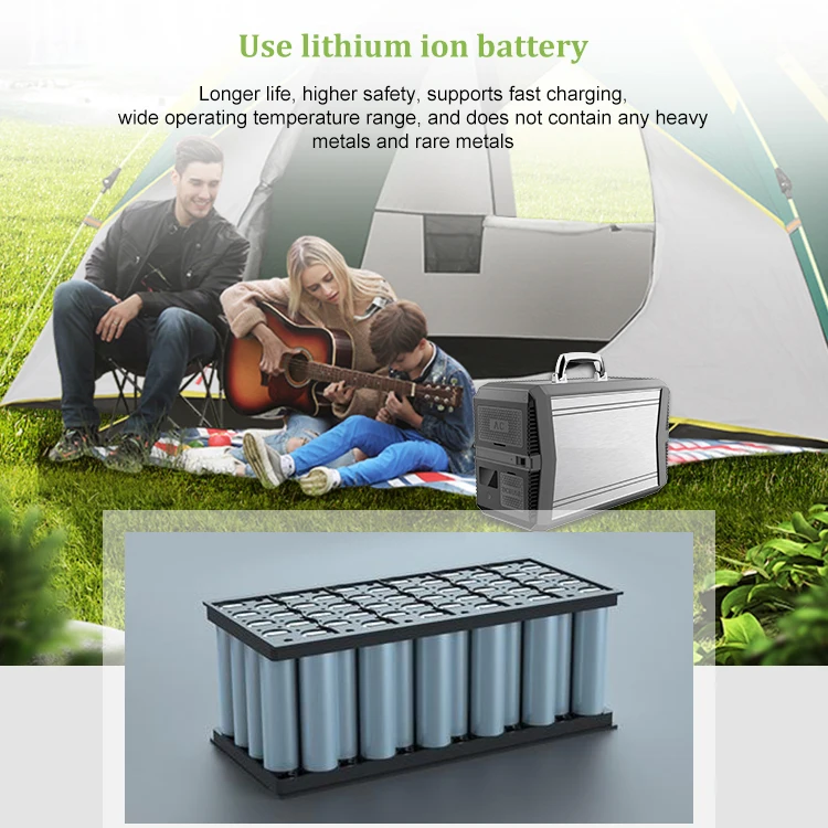 Original Manufacturer multi function lithium ion battery solar generator for various phones and lights