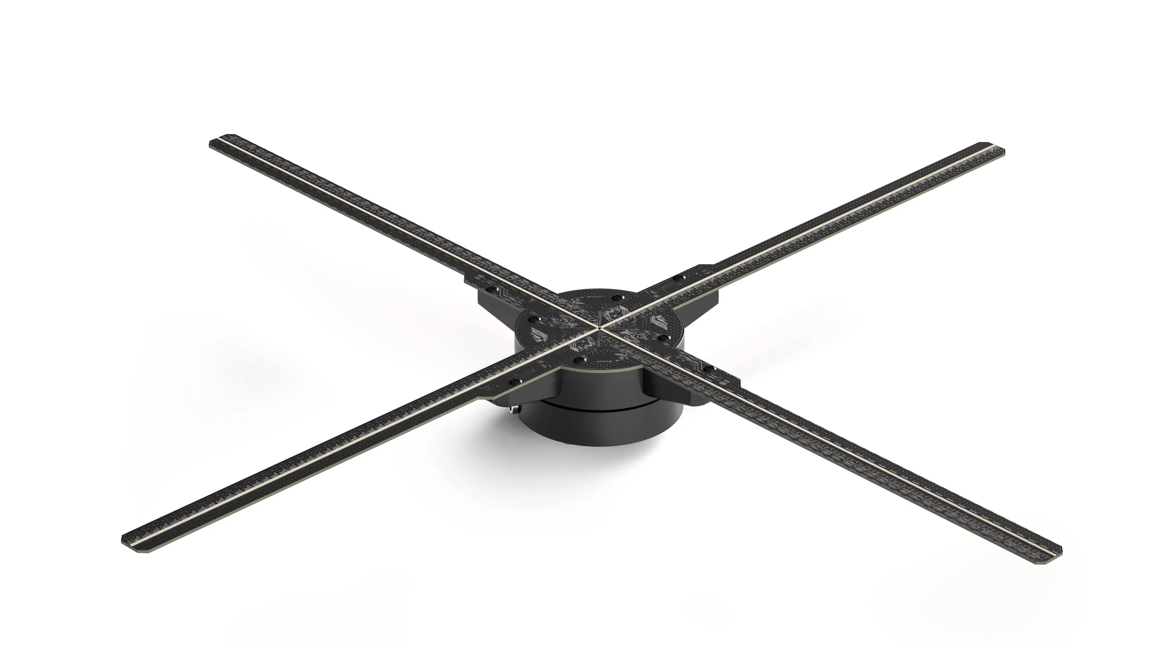 Customized Protective Cover For 3D Holographic Display Fan 3D Led Fan Screen Advertising Fan Equipment Led Advertising Display