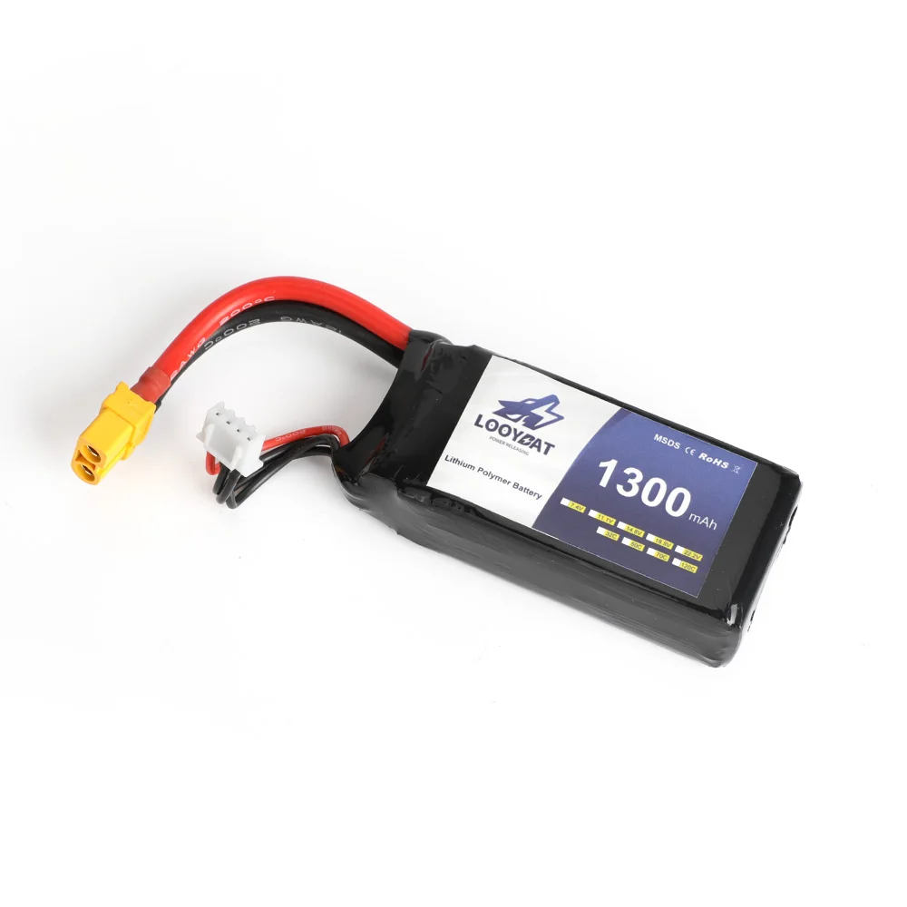 12months warranty lipo batteries 3.7V 7.4V 11.1V 1S 2S 3S lipo battery Flat 1300mah Li-polymer batteries