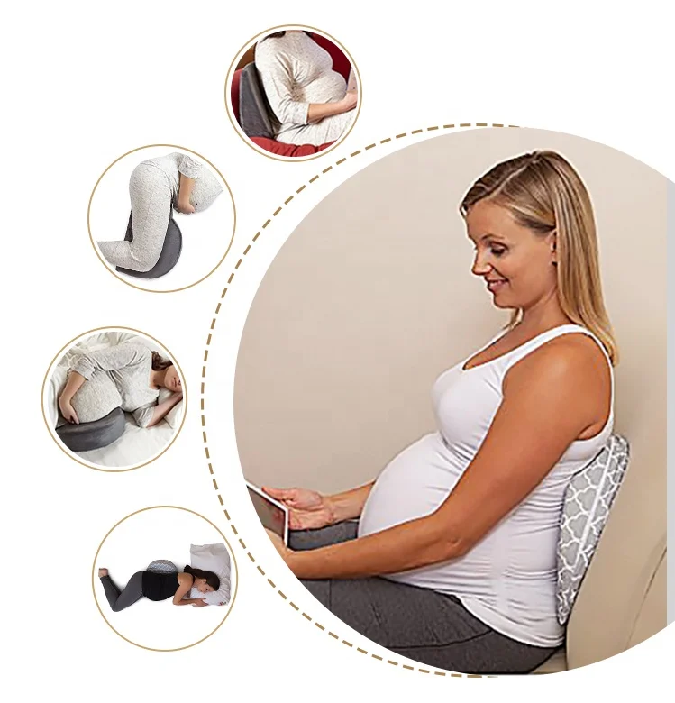 Amazon best soft Sleep Wedge Contour Memory foam pregnancy pillows