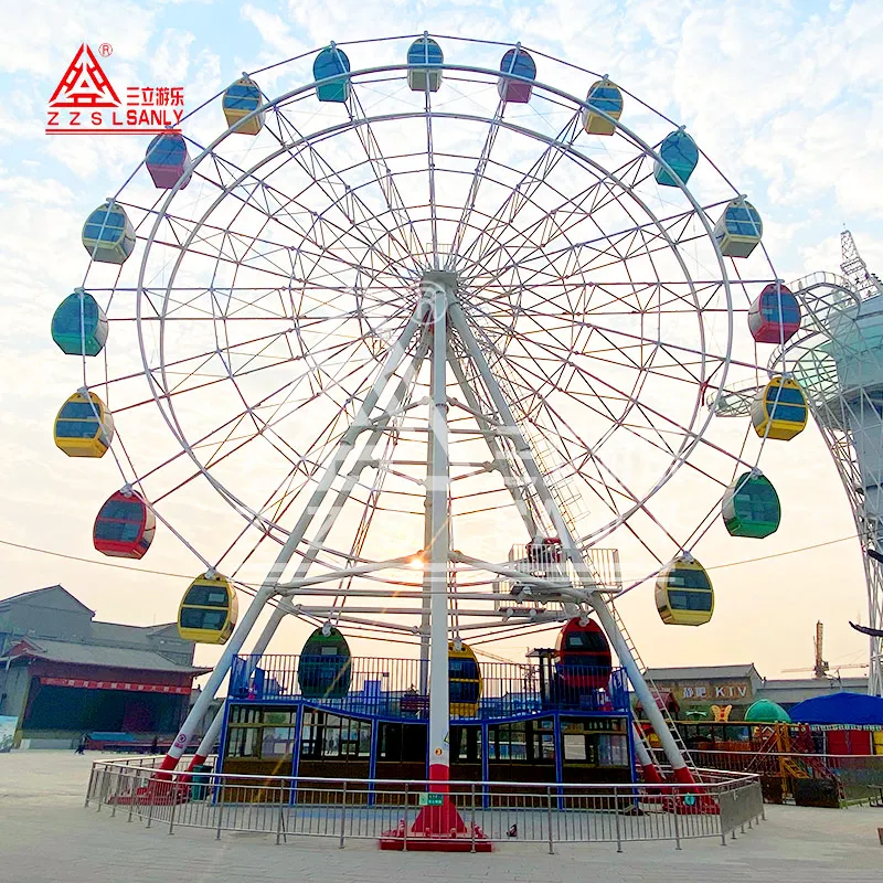 Building Your Own Ferris Wheel Landmark Sanly Manufacturer Amusement Park Rides 30m 42m 46m 48m 50m 65m 100m 120m Giant Wheel