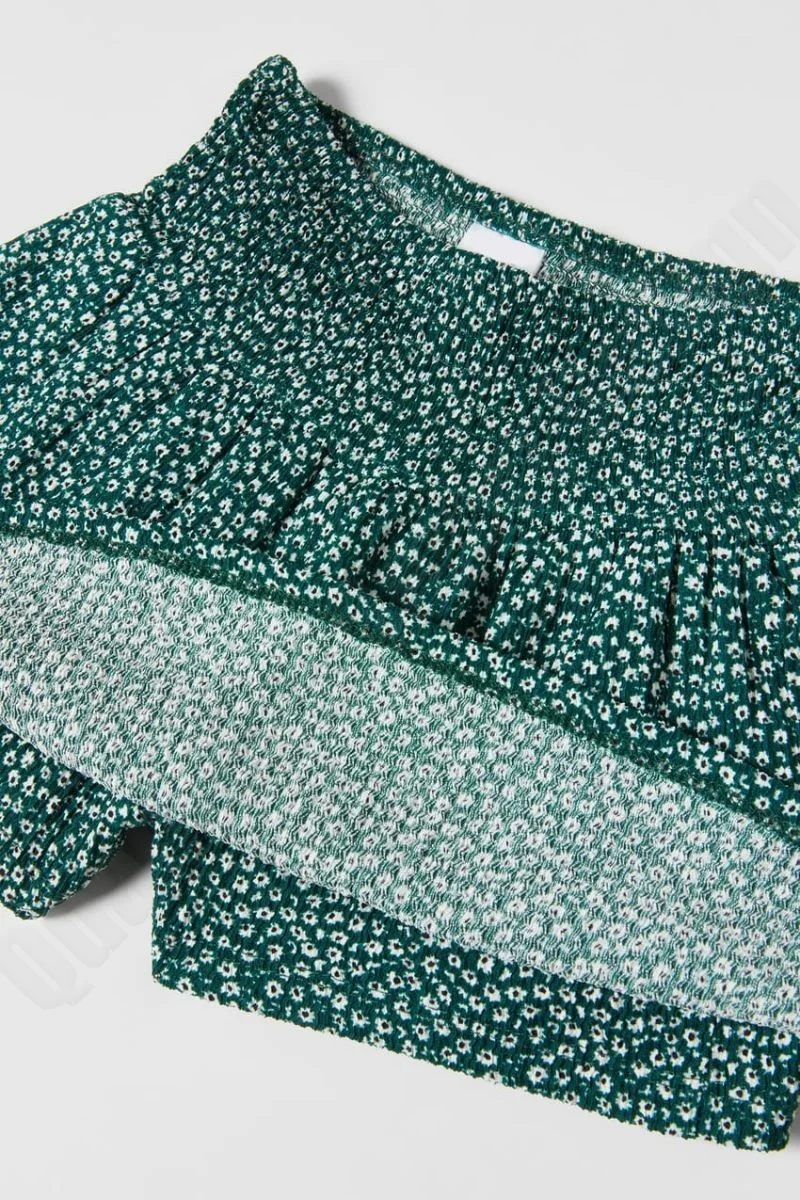 Textured Floral Bermuda Skort Blue New Arrivals High Waist Plaid Skirt Casual Women Elegant Short Mini Skirt