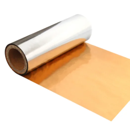 Metallic gold foil low temper Scratch Resistant thermal transfer ribbon TTR TTO