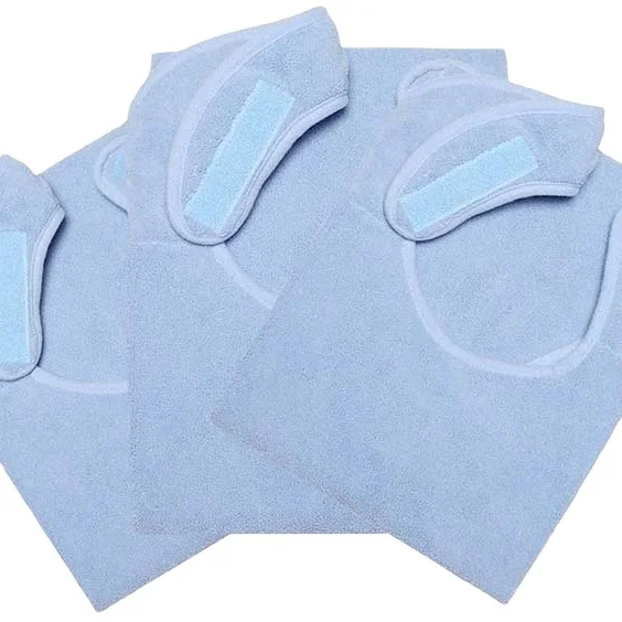 Customized Logo Print Aprons Kitchen Water Proof Disposable Adult Bibs For Elderly