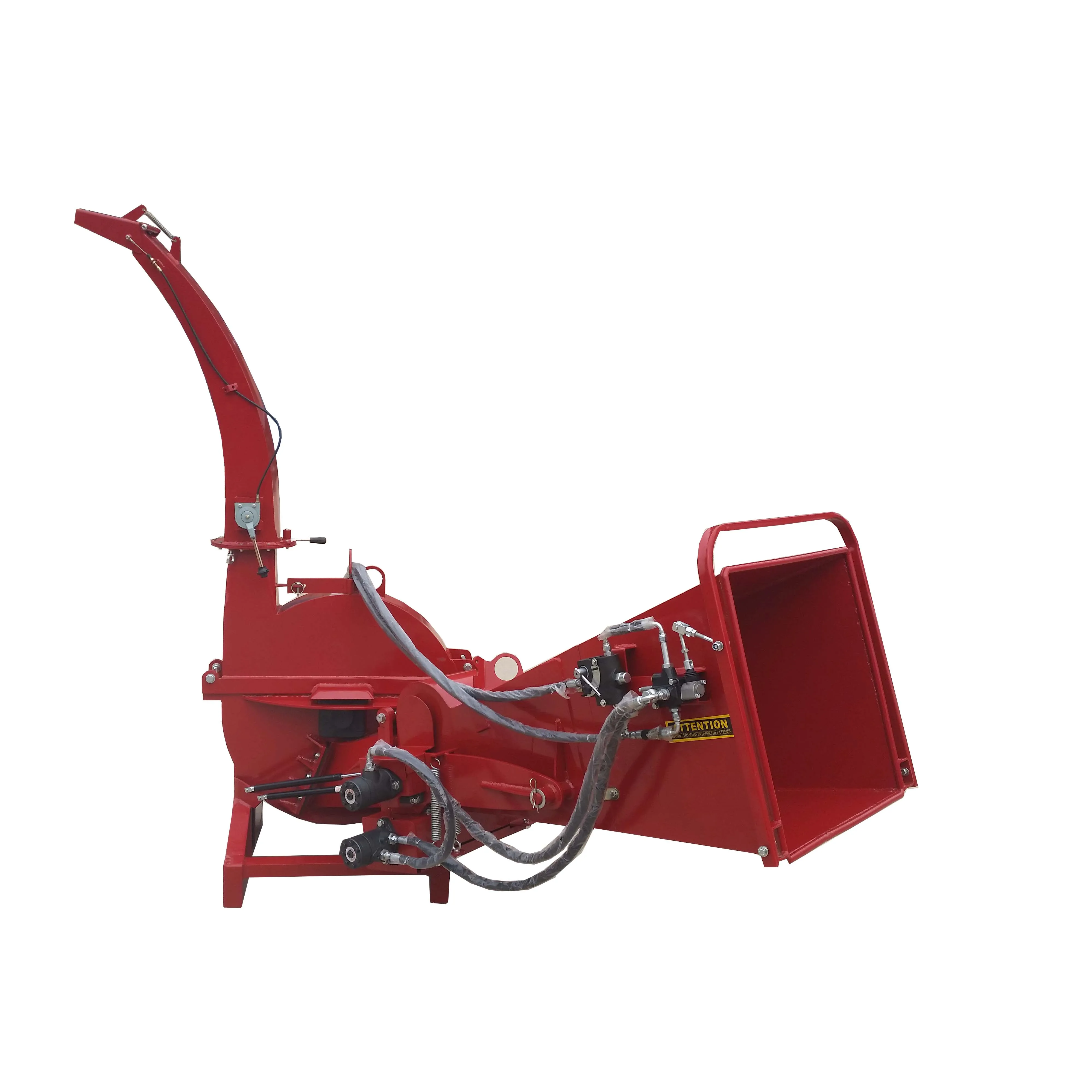 3 point hitch hydraulic pto wood chipper shredder with ce