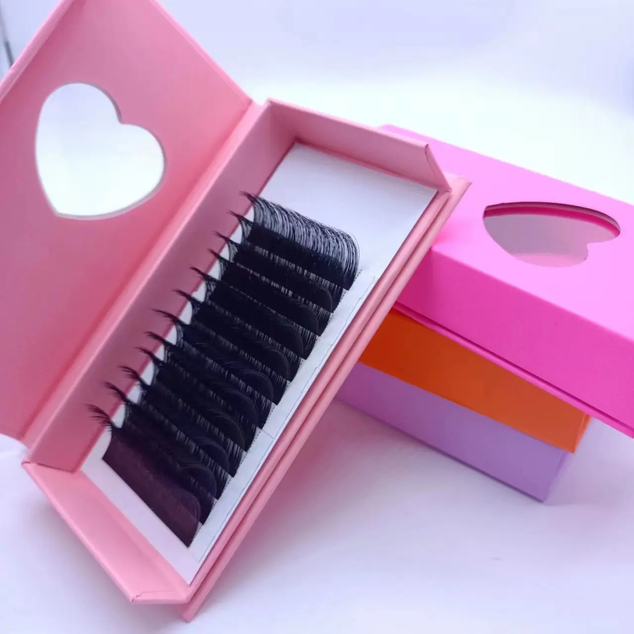 Special Flare Lash Russian Volume Eyelash Extension 0.05mm 0.07mm Cilia Silk Individual Lash Trays Wholesale Extension