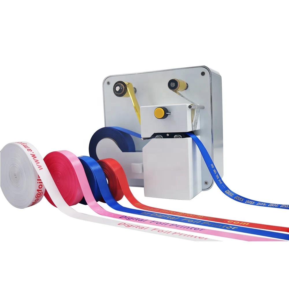 Hot Sales Desktop Automatic Label Printing Machine Digital Ribbon Satin Printer With Good Price