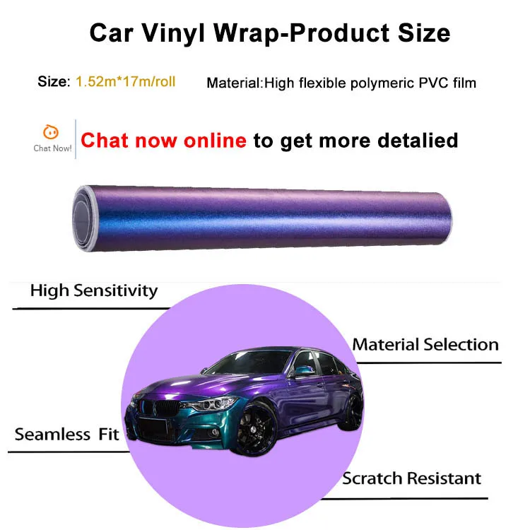 Angelacrox Pet Wholesale Price Wrapping Film Gloss Automotive Vinyl Wrap Paper Colors Change Full Blue Vinyl Wrap Rolls For Car
