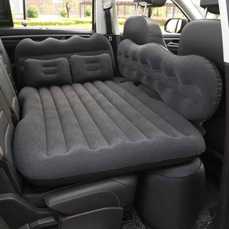 Latest hot selling mattress stylish beige and grey car inflatable bed wholesale