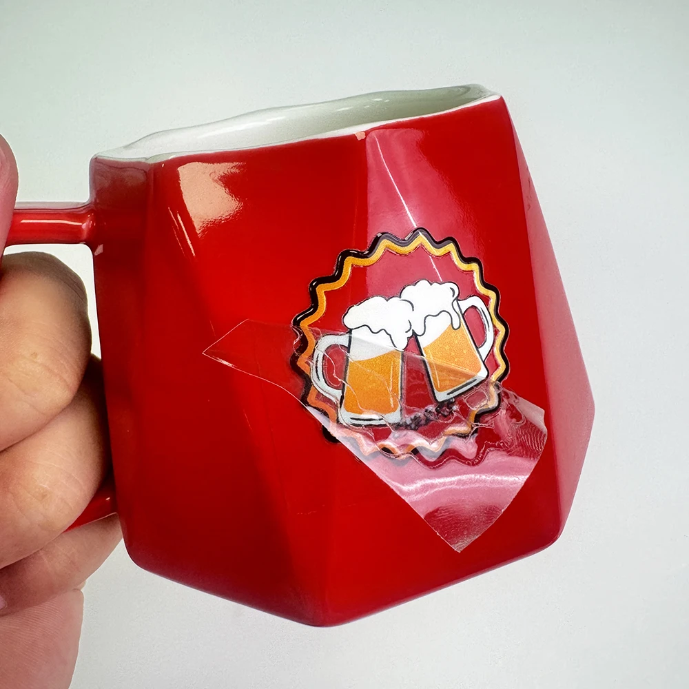 Personalized 3d Embossed Label Waterproof Luxury Metallic Foil Transfer Metal Stickers