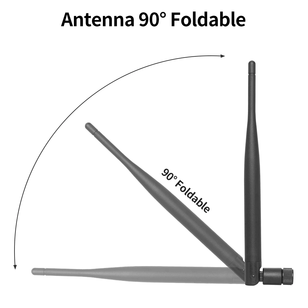 Wireless Router External 5DBI Dual Band 2.4G 5.8G WIFI Antenna with SMA Male Folded Dipole Omni Directional 2400-2500 MHz