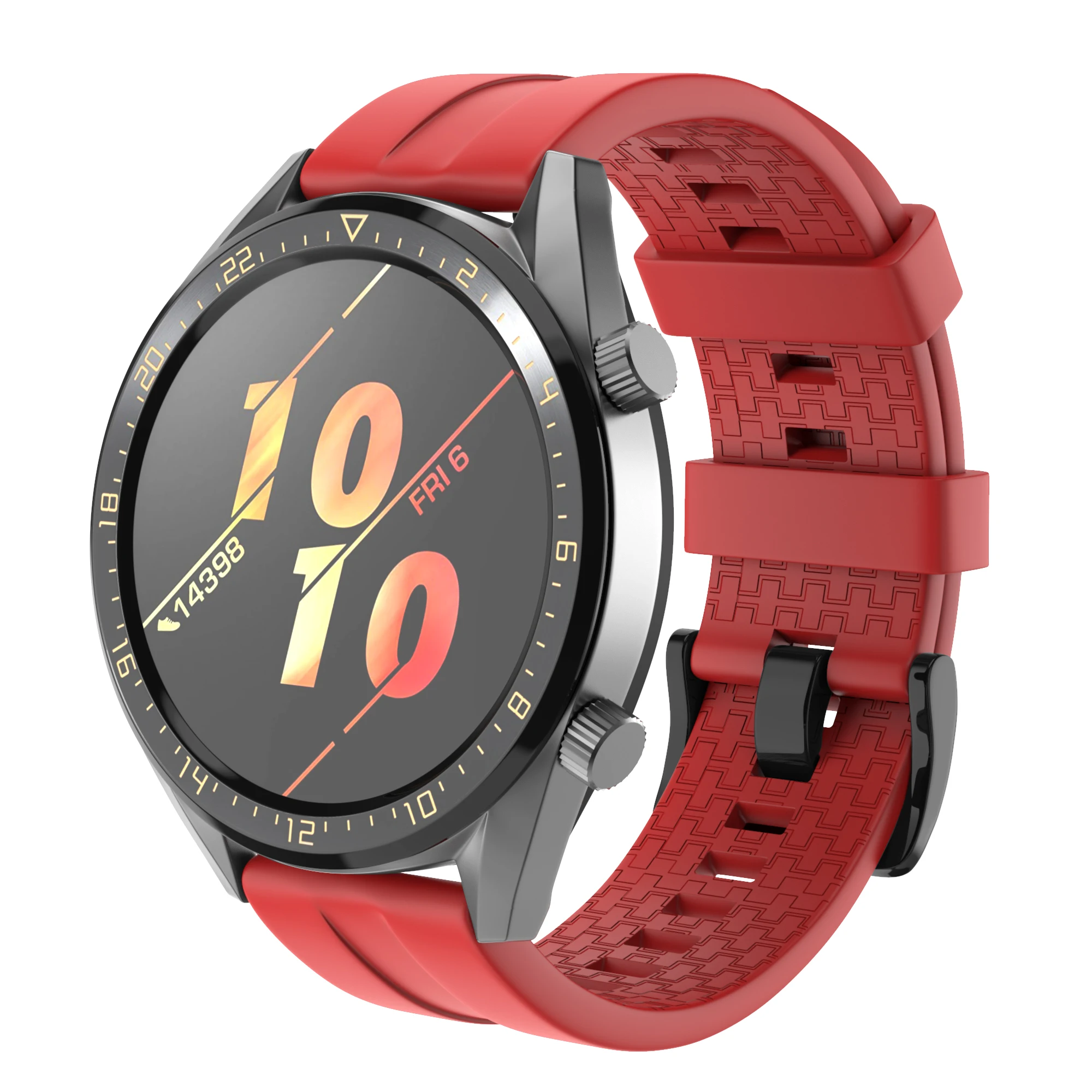 Premium 22mm Luxury Smart Watch Band Waterproofing Breathable Silicone Rubber Straps forSamsung Galaxy S3 46mm