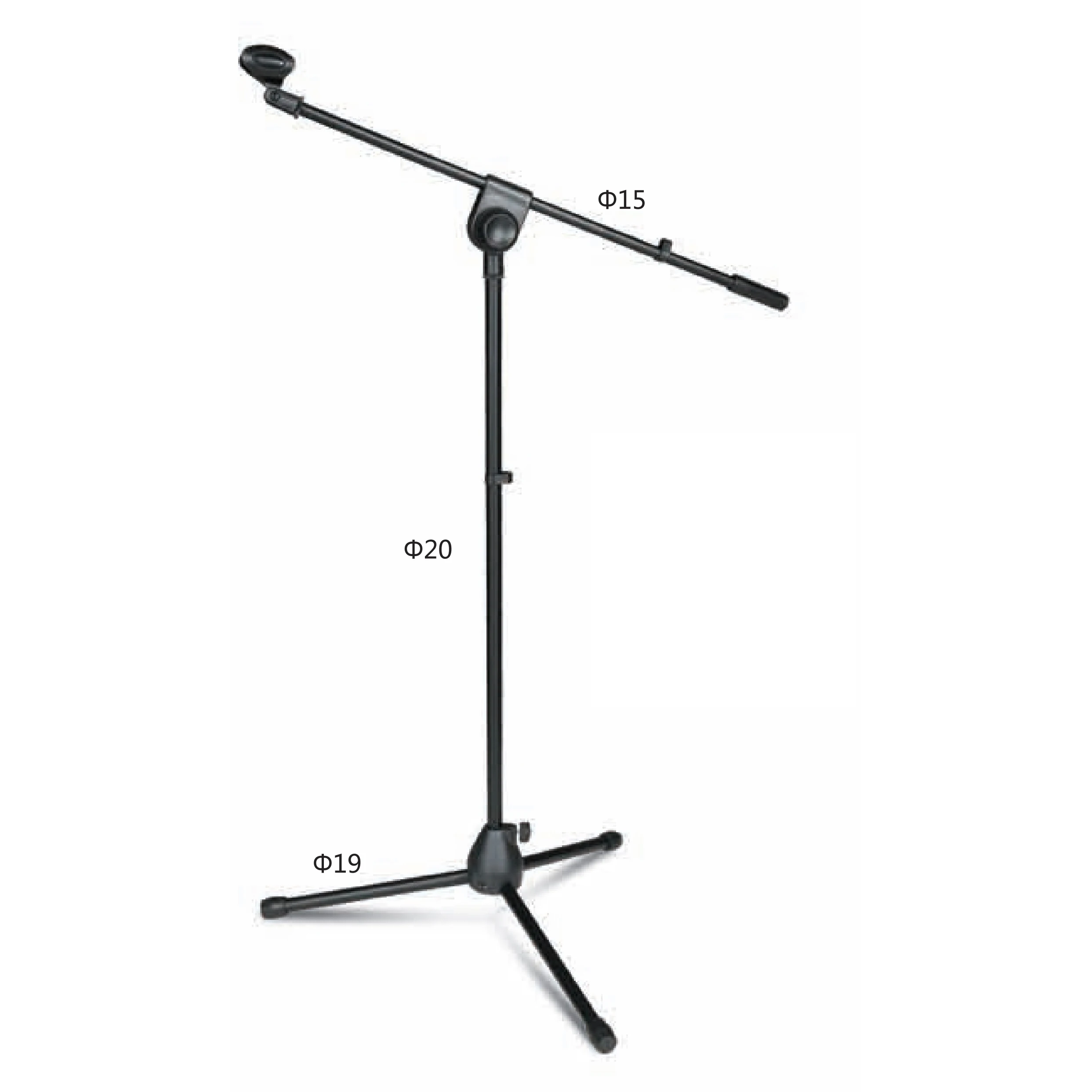 Flexible Microphone Adjustable Tripod Adjustable Mic Stand  Removable Prop Mike Stand &  Microphone With Stand