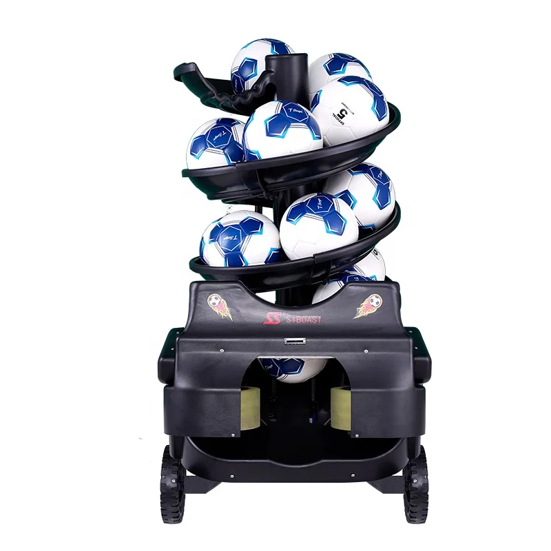 Commercial Intelligent Soccer Ball Launcher Throwing Machine Highly Portable Football Goalkeeper Machine Training F2101
