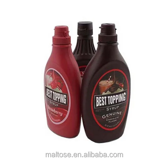 Chocolate ice cream topping with rich and mellow aroma