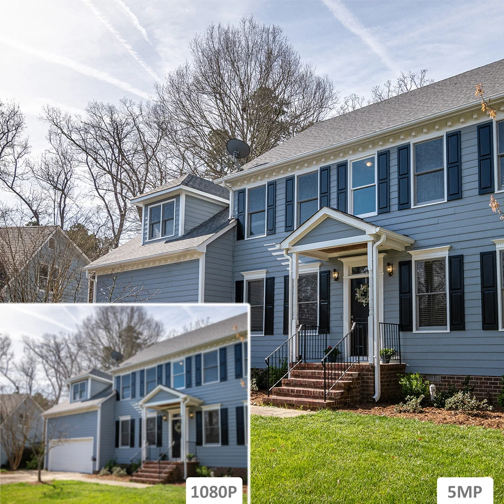 Anpviz 5MP POE IP Dome Camera Motion detection Built in SD Card Slot Audio 30M IR Range IP67 Waterproof WDR H265+