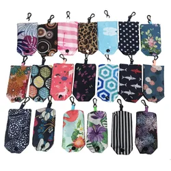 wholesale shopping bag in stock 190T Polyester Portable handbag Foldable advertising gifts gift bag