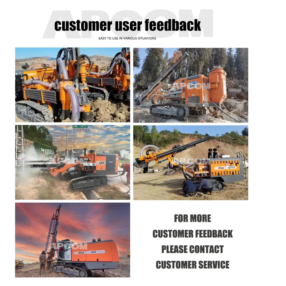 Mine borehole equipment portable drilling rig rock diamond rotary head ZEGA 425 VIALVV Blasting mining drill rig drillingRig