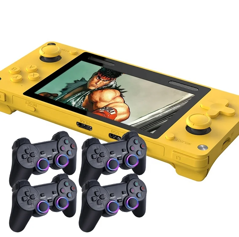 A380 Handheld Game Console Player 4.0 inch tempered glass HD  Double-rocker2986 Classic Game Retro Mini Pocket  Video Game Gamer